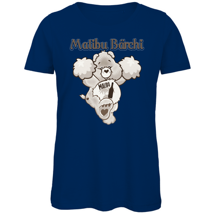 Malibu Bärchi - Glücksbärchi - Damen Premium Bio T-Shirt Navy