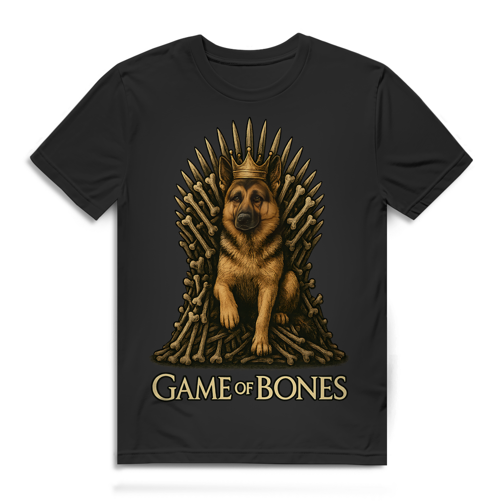 Game of Bones Schäferhund Hunde - Herren Premium Bio T-Shirt Black