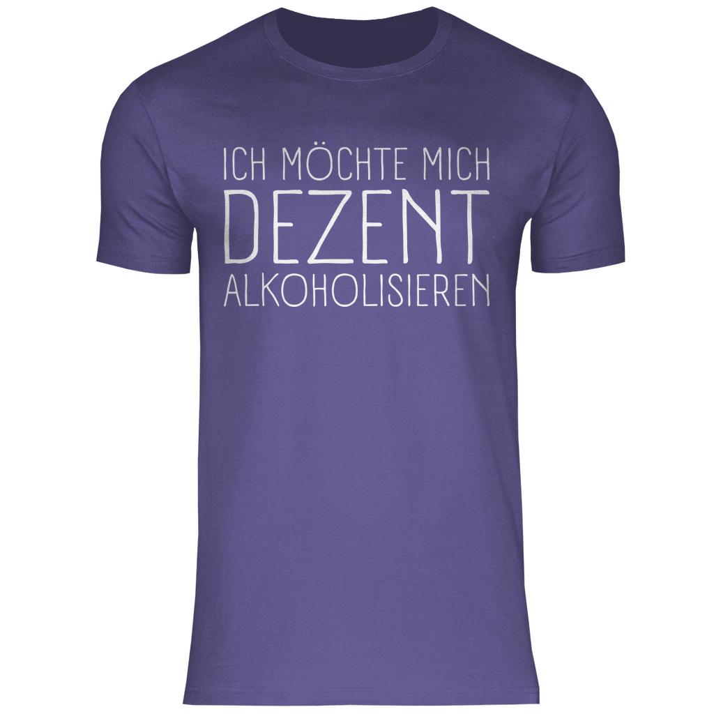 Ich möchte mich dezent alkoholisieren - Herren Shirt Millennial Lilac