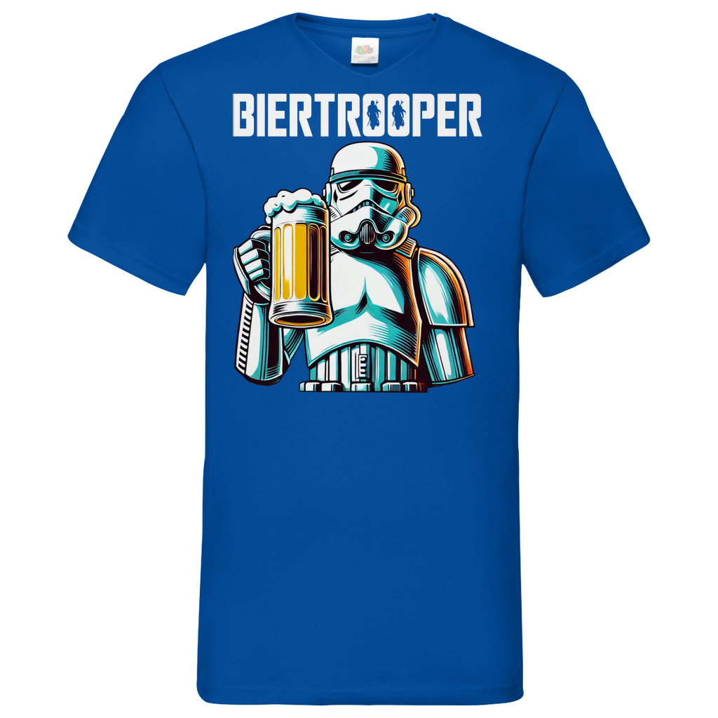 Biertrooper - Star Wars Stormtrooper - Herren V-Neck Shirt Royal Blue