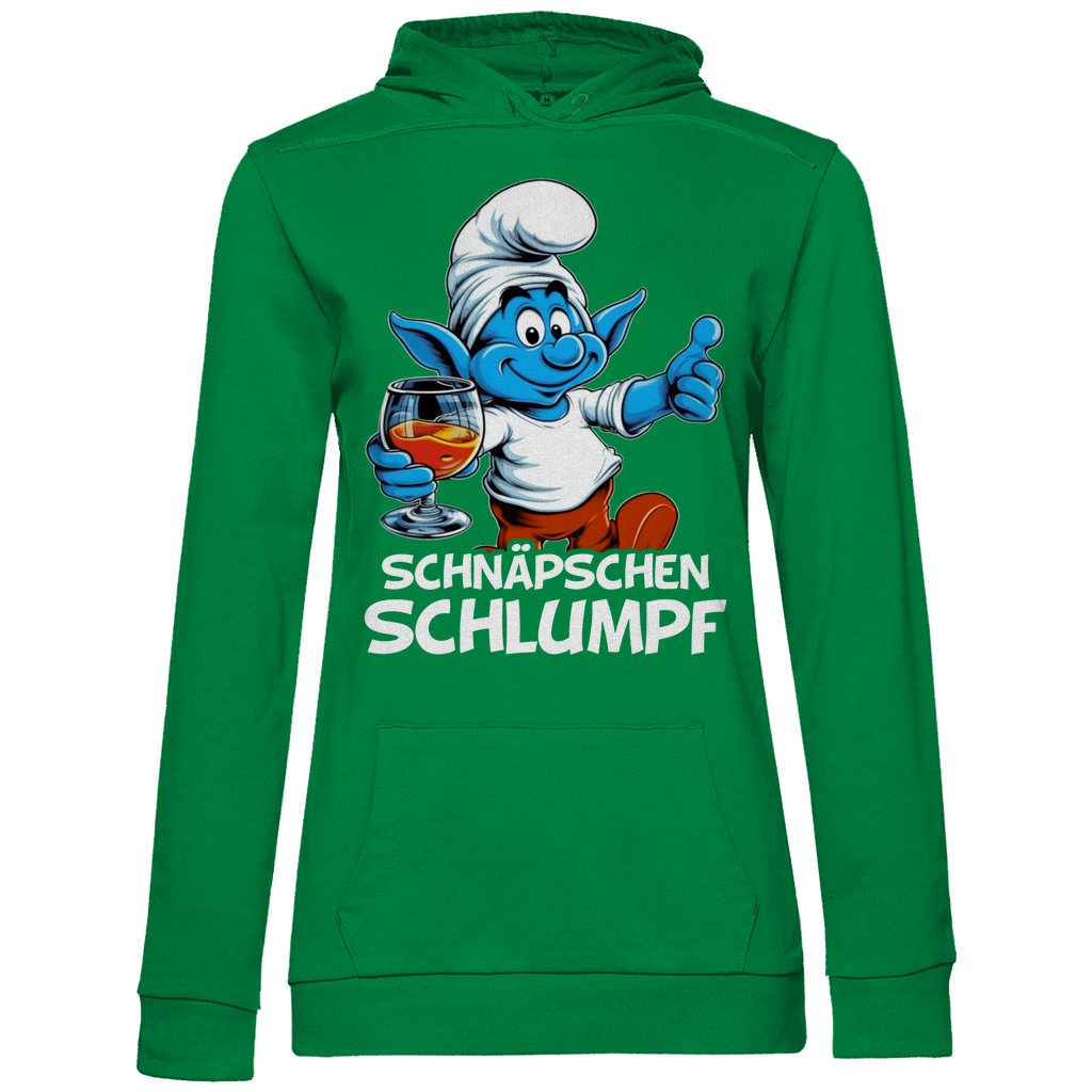 Schnäpschen Schlumpf Grafik - Damen Hoodie