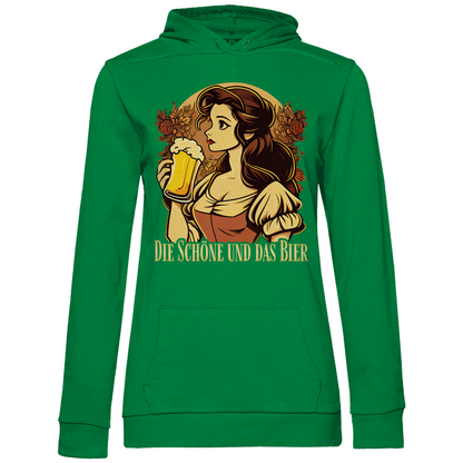 Die Schöne und das Bier Belle - Damen Hoodie