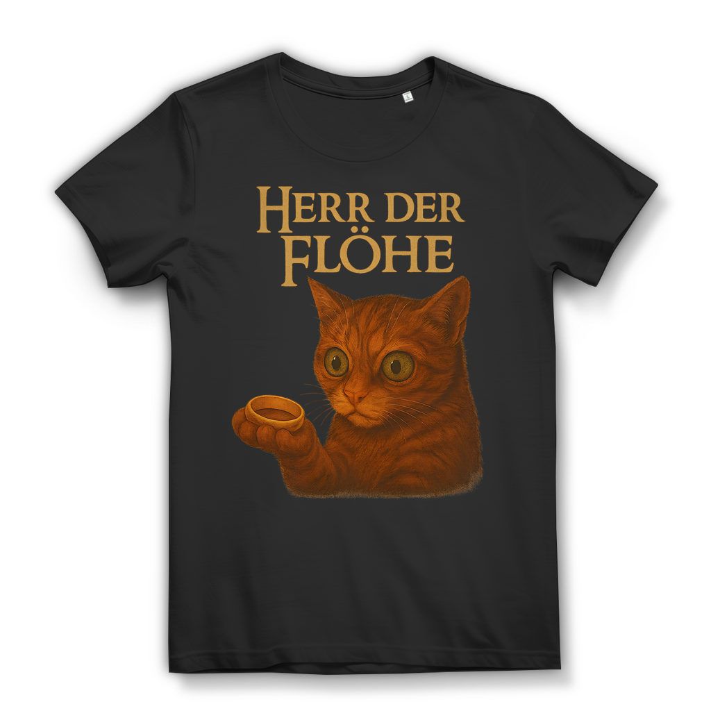 Herr der Flöhe - Damen Premium Bio T-Shirt Black