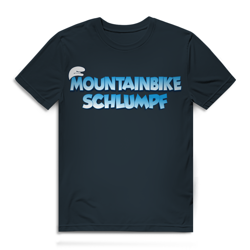 Herren MTB Shirt Mein Mountainbike glücklich Menschen Kopfschmerzen Spruch Dark Grey Solid