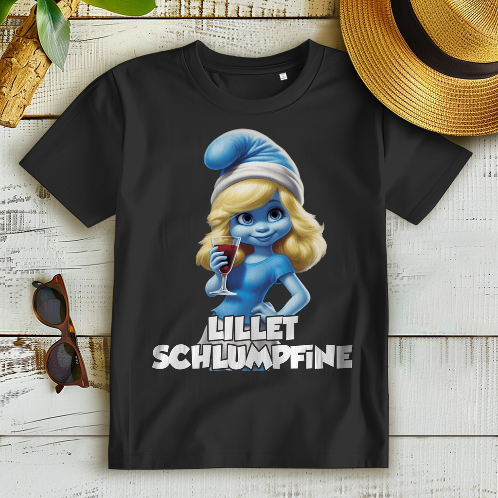 Lillet Schlumpfine Schlumpf - Damen Premium Bio T-Shirt Black