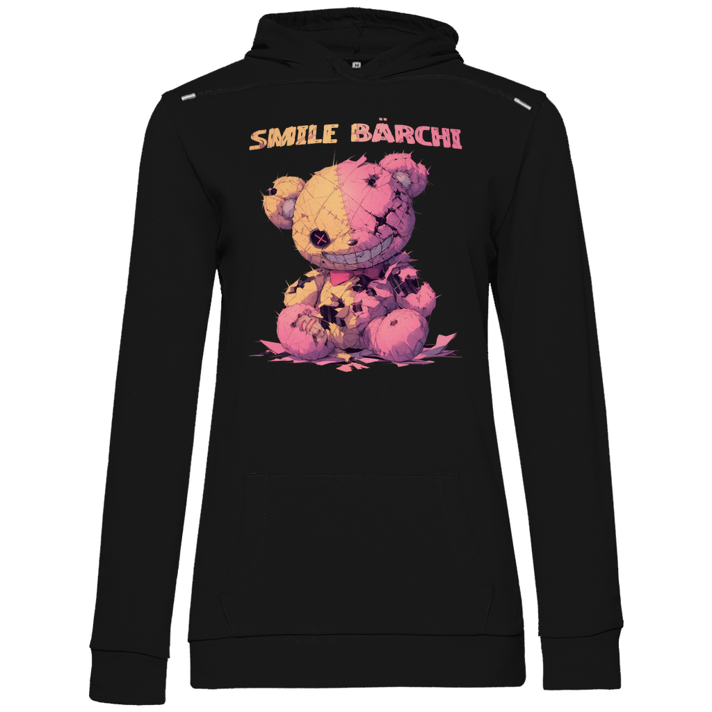 Smile Bärchi - Damen Hoodie Black
