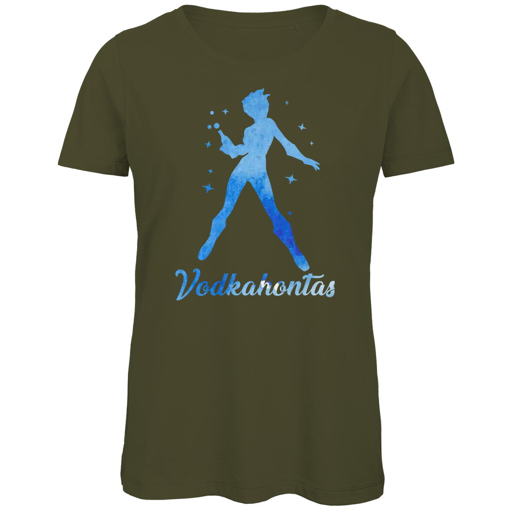 Vodkahontas - Prinzessin Aquarell - Damen Premium Bio T-Shirt Khaki