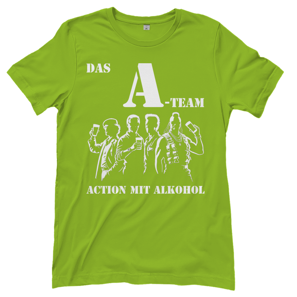 Das A-Team Action mit Alkohol - Damenshirt