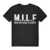 M.I.L.F – Man ich liebe Fleisch T-Shirt für Männer mit Grill & BBQ Grillen Humor Black