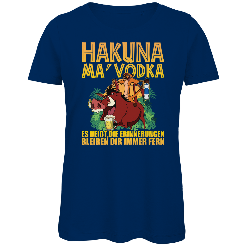 Hakuna Ma Vodka Timon und Pumbaa - Damen Premium Bio T-Shirt