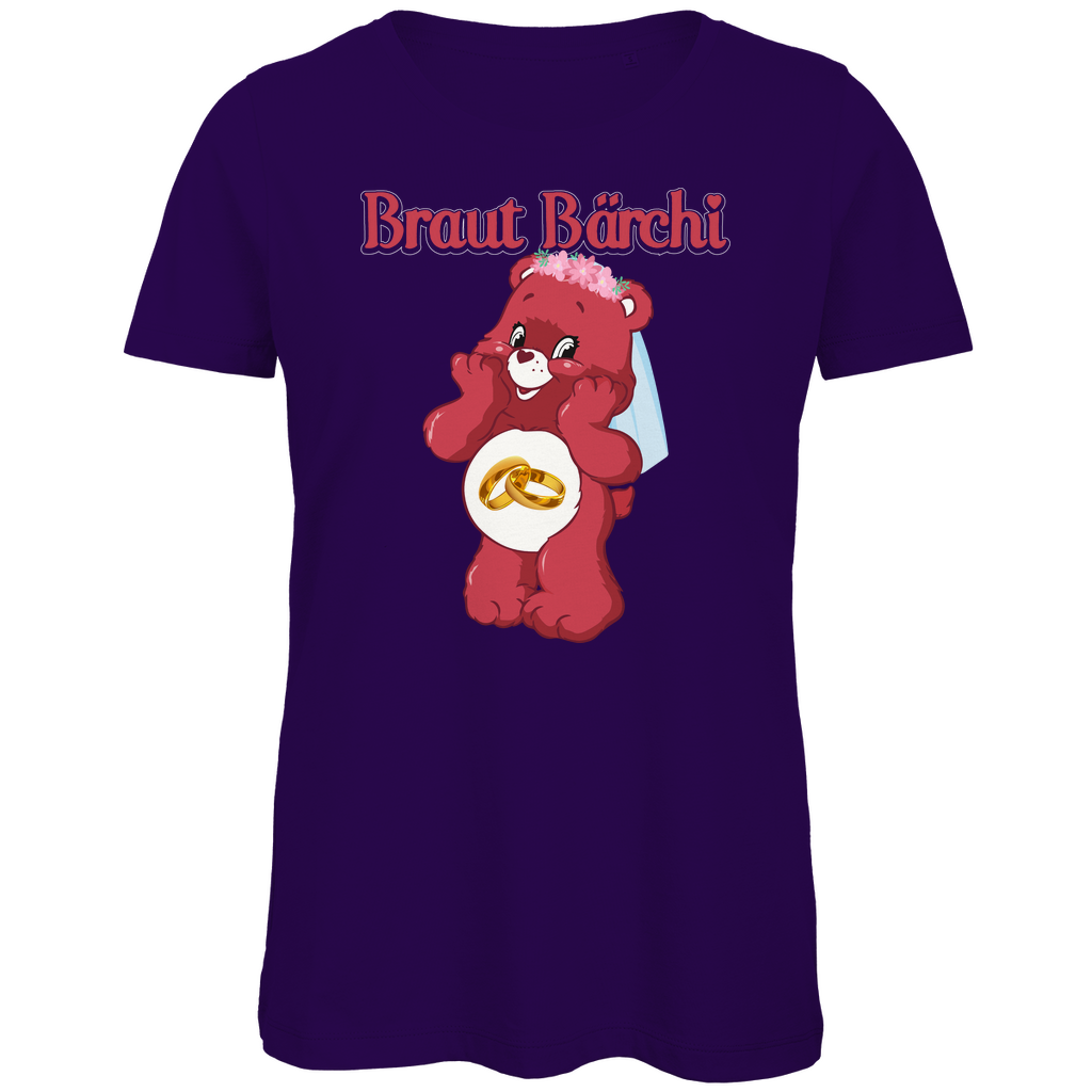 Braut Bärchi - Glücksbärchi - Damen Premium Bio T-Shirt Urban Purple