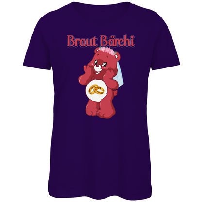 Braut Bärchi - Glücksbärchi - Damen Premium Bio T-Shirt Urban Purple