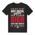 Lustiges Bier Shirt Männer – Lieber saufen als reden – Statement T-Shirt Black