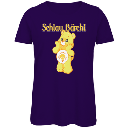 Schlau Bärchi - Glücksbärchi - Damen Premium Bio T-Shirt Urban Purple