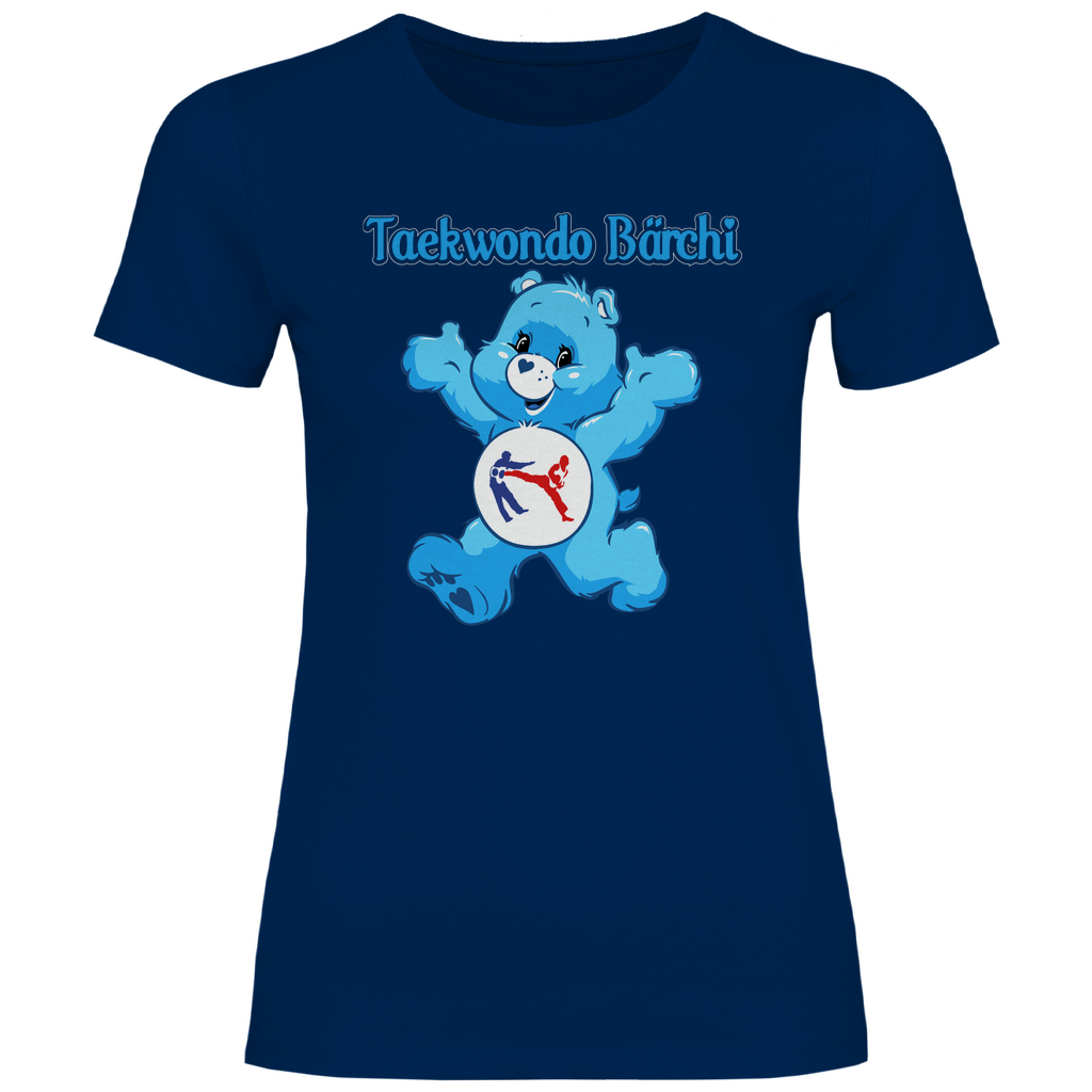 Taekwondo Bärchi - Glücksbärchi - Damenshirt Navy