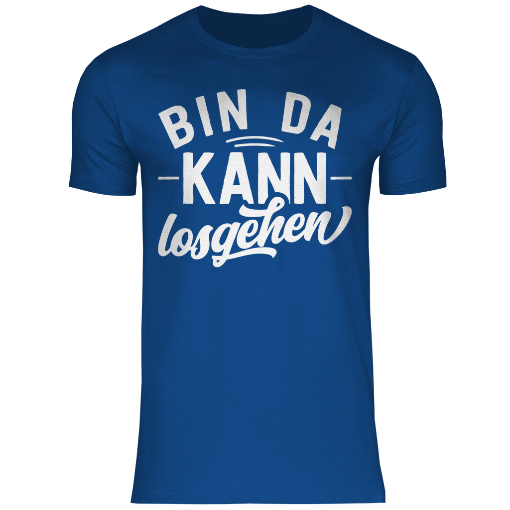 Bin da kann losgehen - Herren Shirt