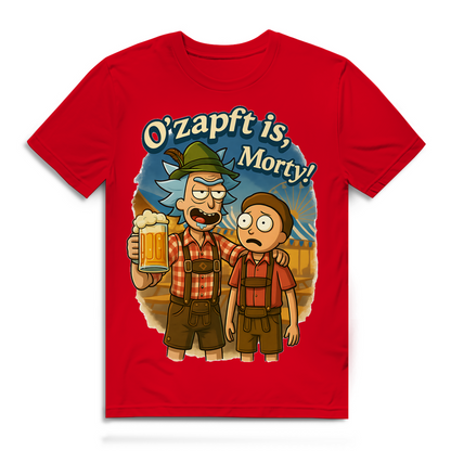 O´Zapft is Morty! Rick &amp; Morty Oktoberfest Bier - Herren Premium Bio T-Shirt