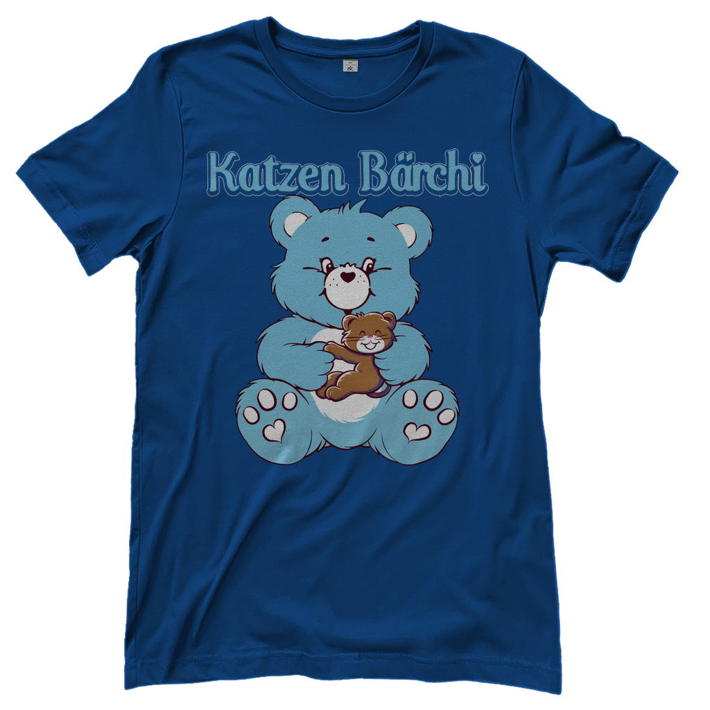 Katzen Bärchi - Glücksbärchi - Damenshirt Royal Blue