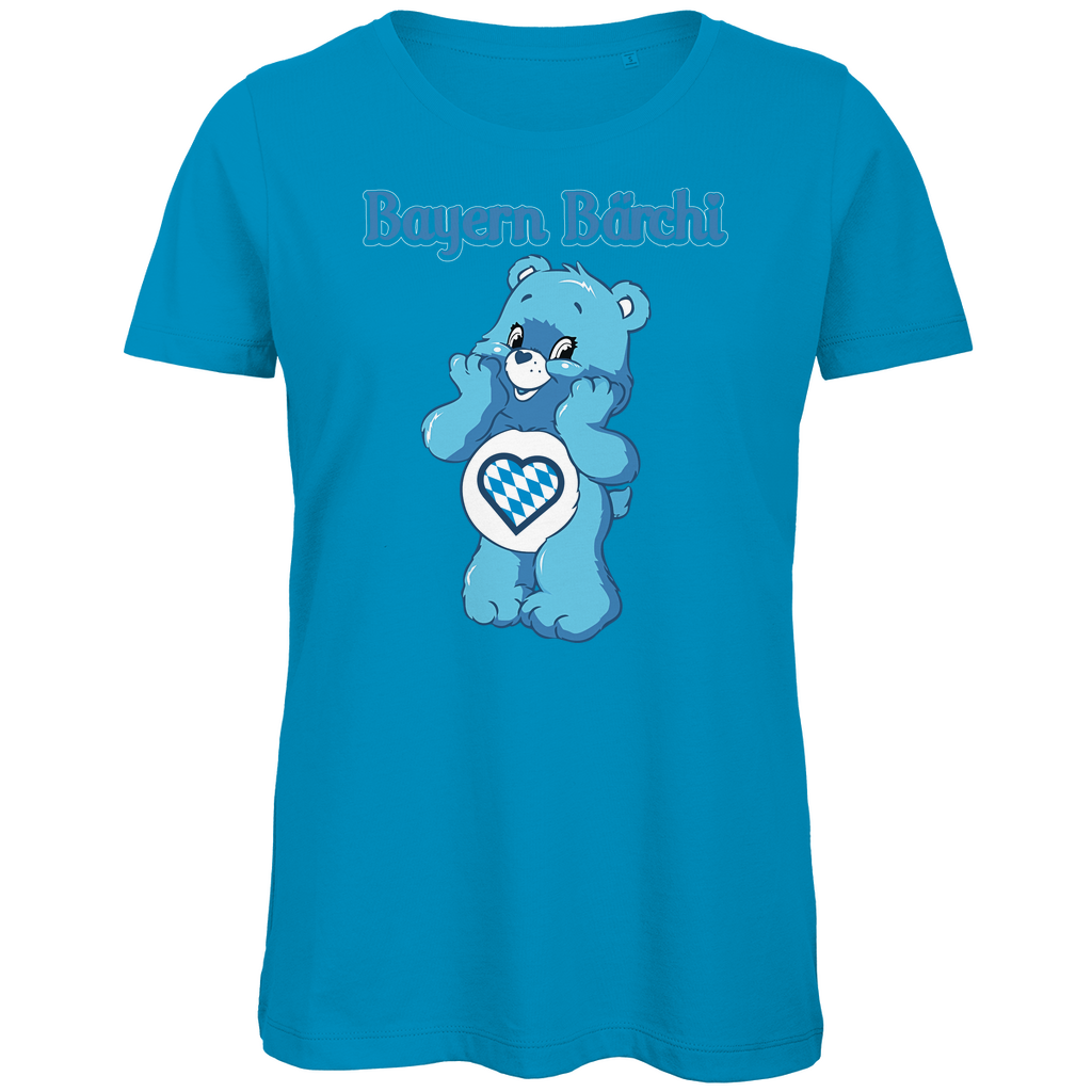 Bayern Bärchi - Glücksbärchi - Damen Premium Bio T-Shirt Atoll