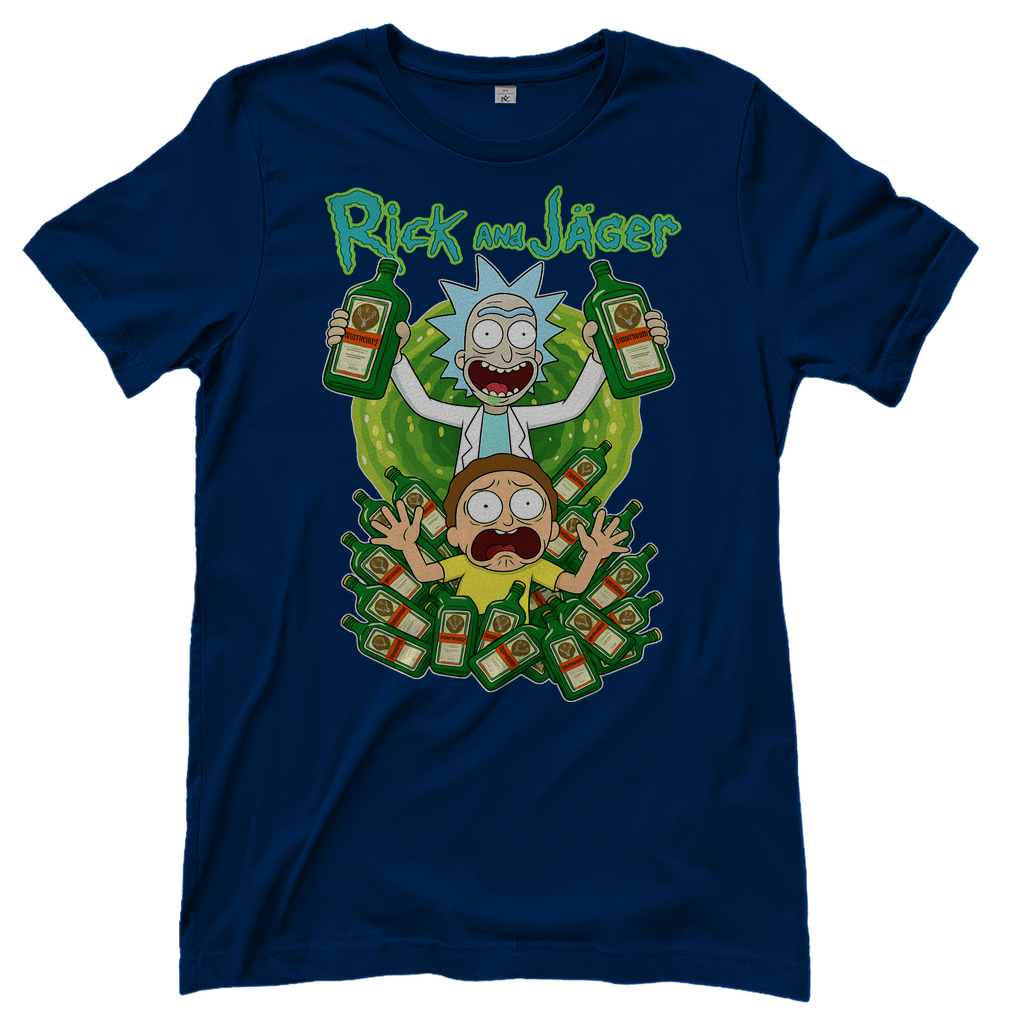 Rick and Jäger mit Morty Jägermeister - Damen T-Shirt