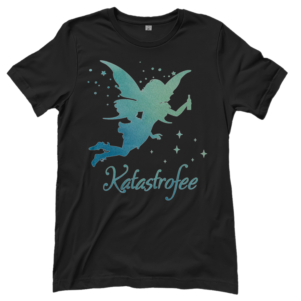 Katastrofee - Prinzessin Aquarell - Damenshirt Black