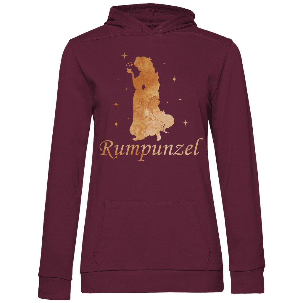 Rumpunzel - Prinzessin Aquarell - Damen Hoodie Wine