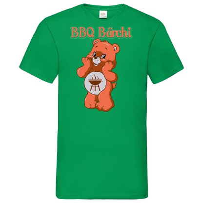 BBQ Bärchi - Glücksbärchi - Herren V-Neck Shirt