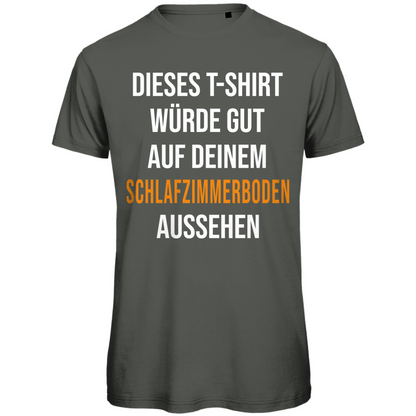 T-Shirt würde gut auf deinem Schlafzimmerboden aussehen - Herren Premium Bio T-Shirt Millennial Khaki