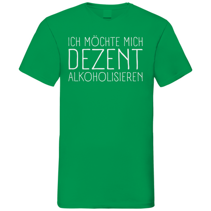 Ich möchte mich dezent alkoholisieren - Herren V-Neck Shirt