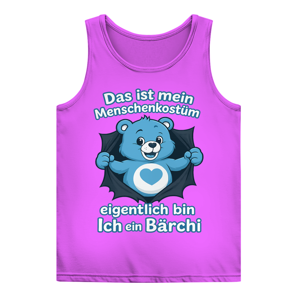 Damen Basic Tank Top Menschenkostüm eigentlich bin ich ein Bärchi