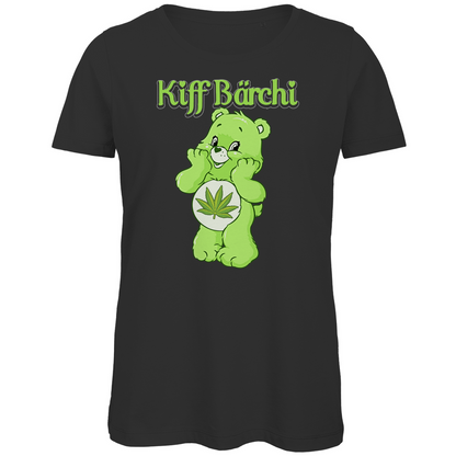 Kiff Bärchi - Glücksbärchi - Damen Premium Bio T-Shirt Black
