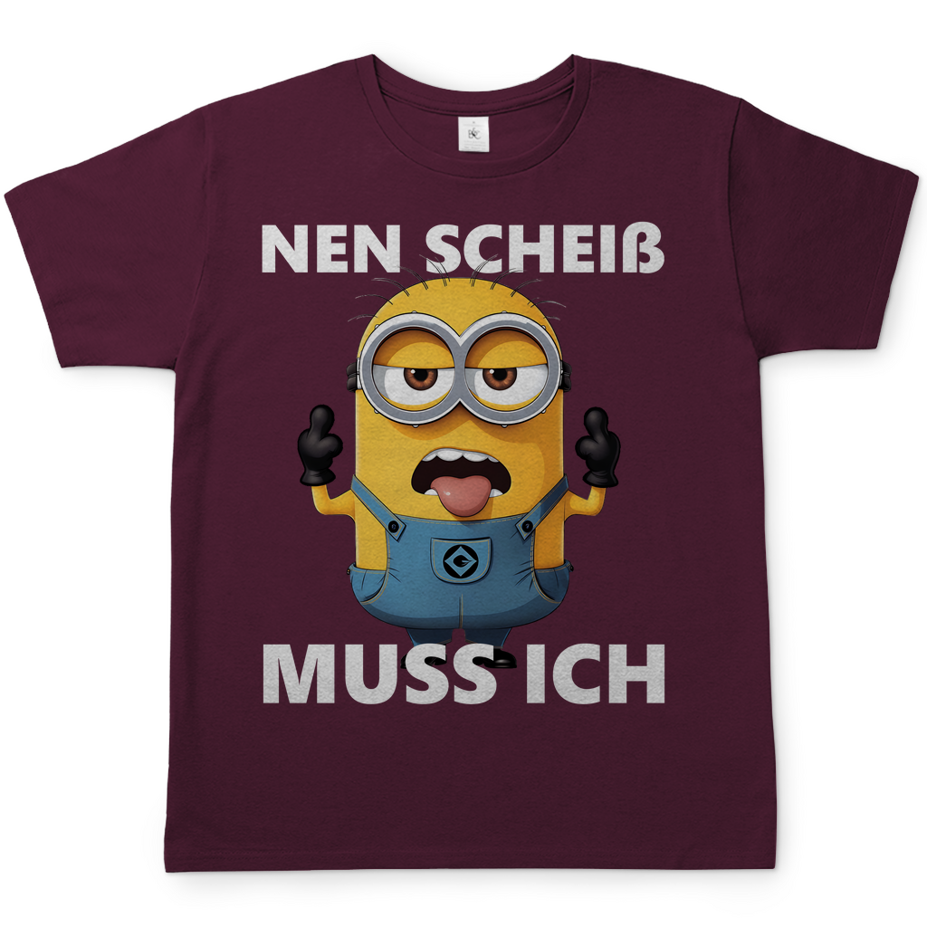 Herren T-Shirt – Nen Scheiß Muss Ich Minion