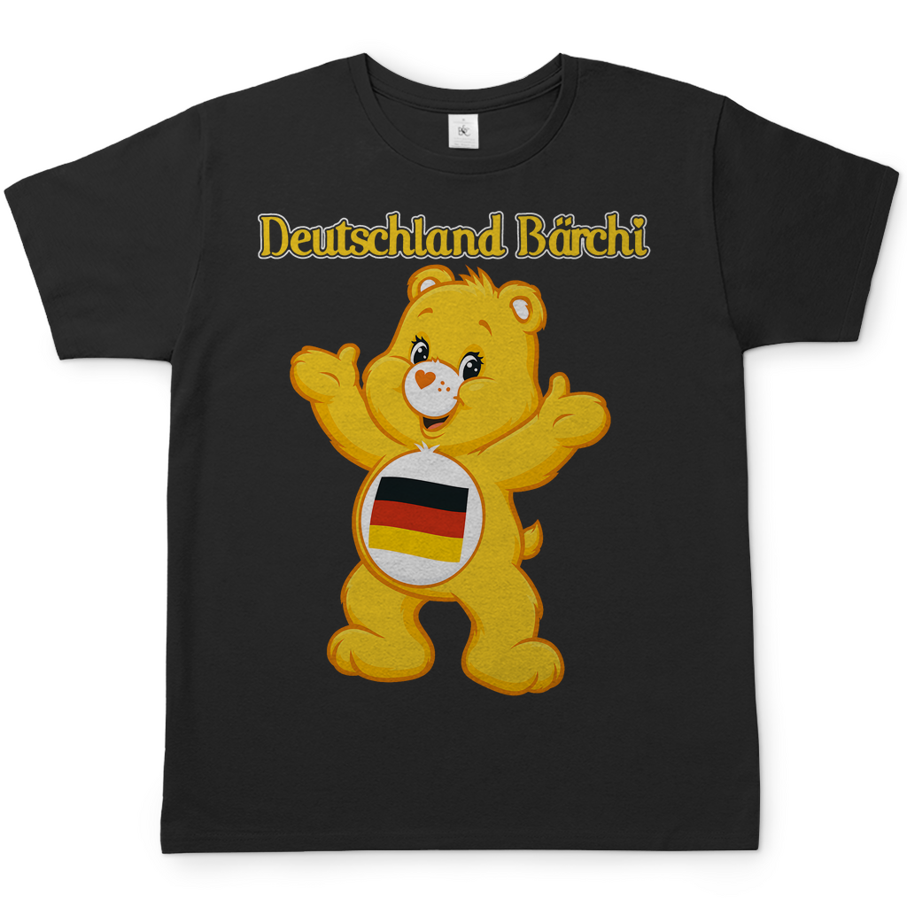 Deutschland Bärchi - Glücksbärchi - Herren T-Shirt Black