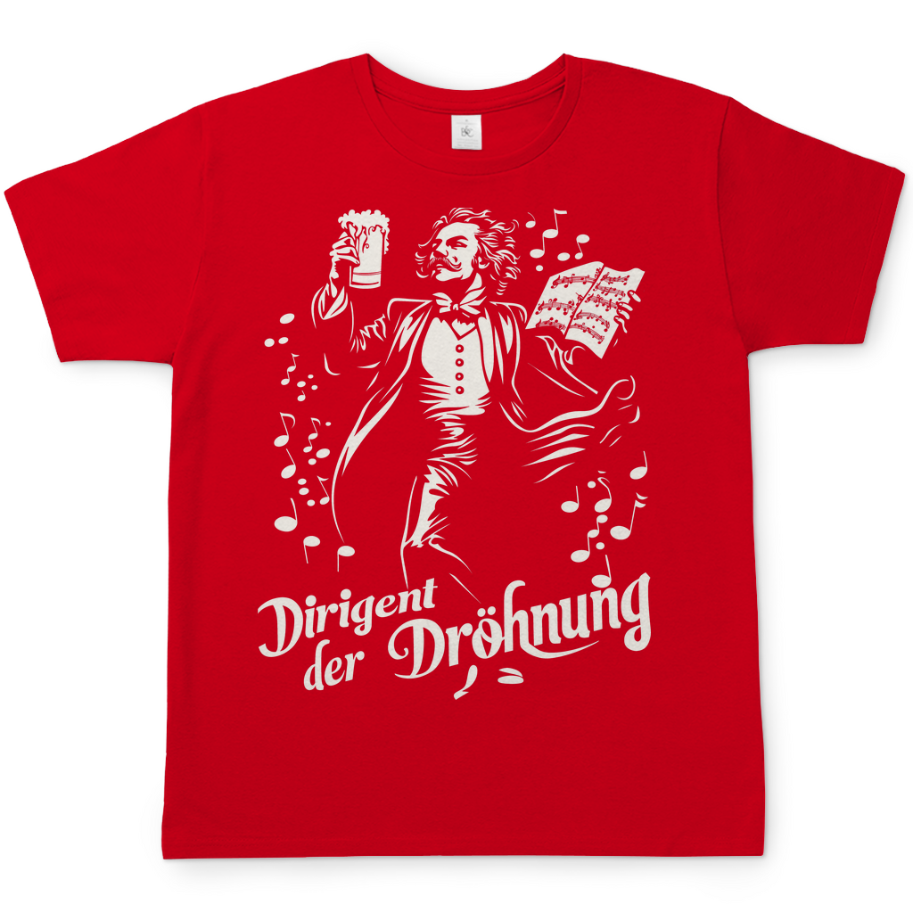 Dirigent der Dröhnung - Herren Shirt Red