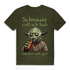 Herren Premium Bio T-Shirt Yoda Schnauze Voll Ich Hab Saufen Ich Geh Khaki