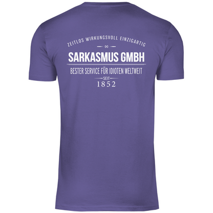 Sarkasmus GmbH bester Service für Idioten weltweit - Herren Shirt Millennial Lilac