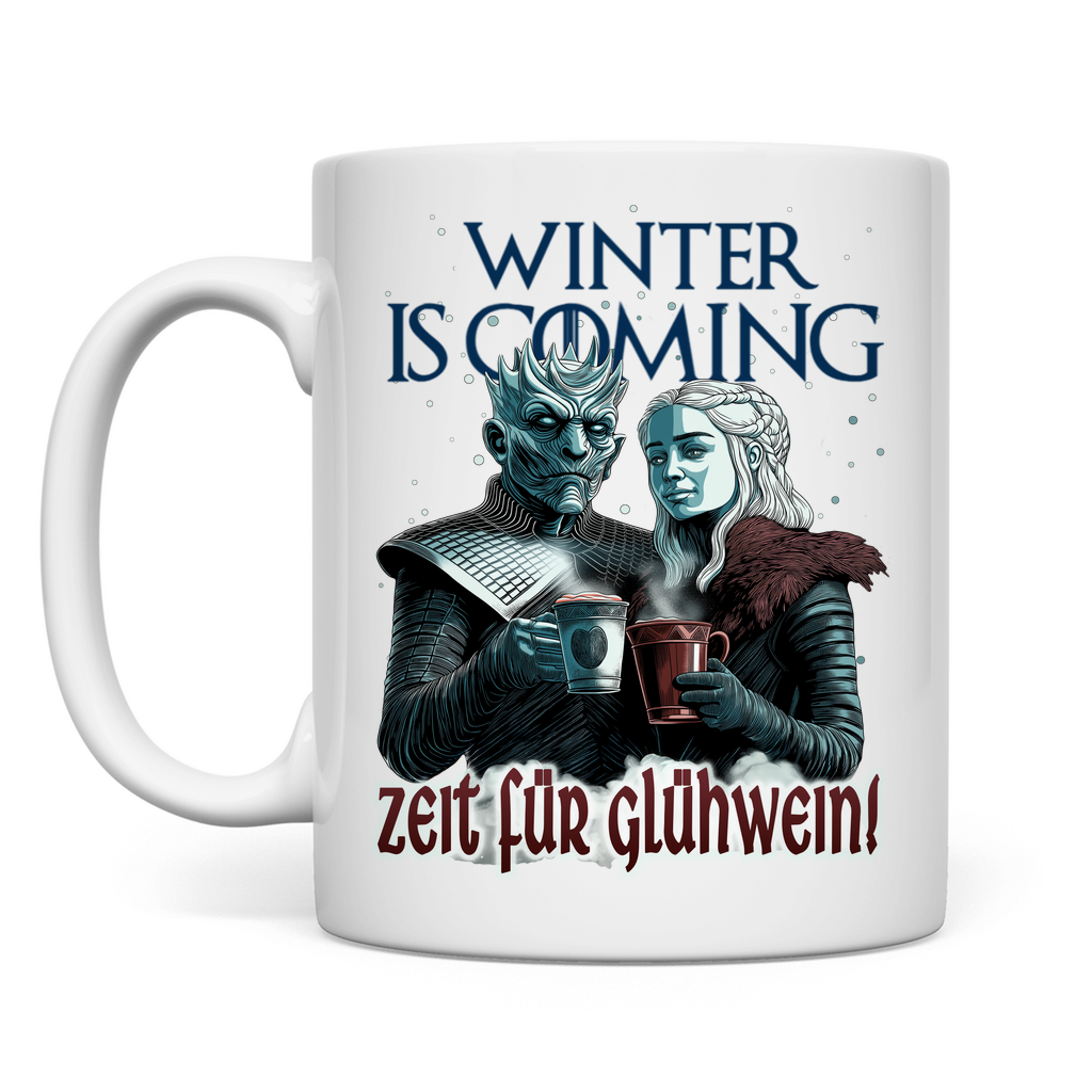 Winter is coming - Zeit für Glühwein - Tasse White