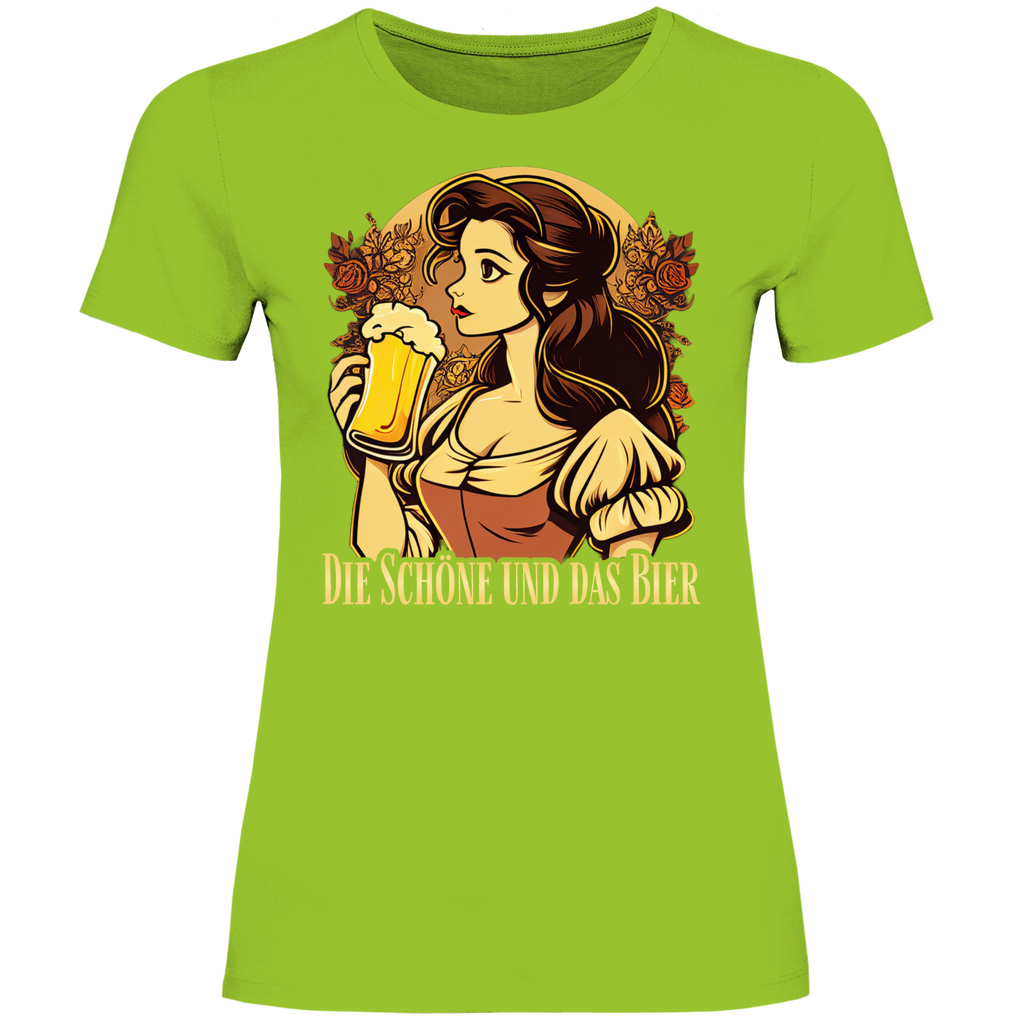 Die Schöne und das Bier Belle - Damenshirt