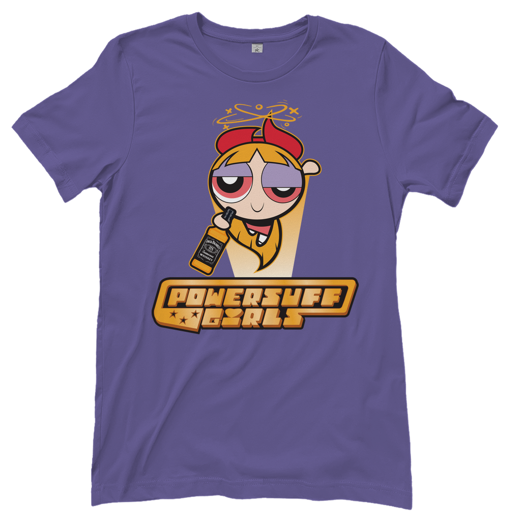 Blossom Powersuff Powerpuff Girls - Damenshirt Millennial Lilac