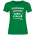Diese Mama läuft mit Kaffee, Wein & Amazon Prime - Damenshirt Kelly Green