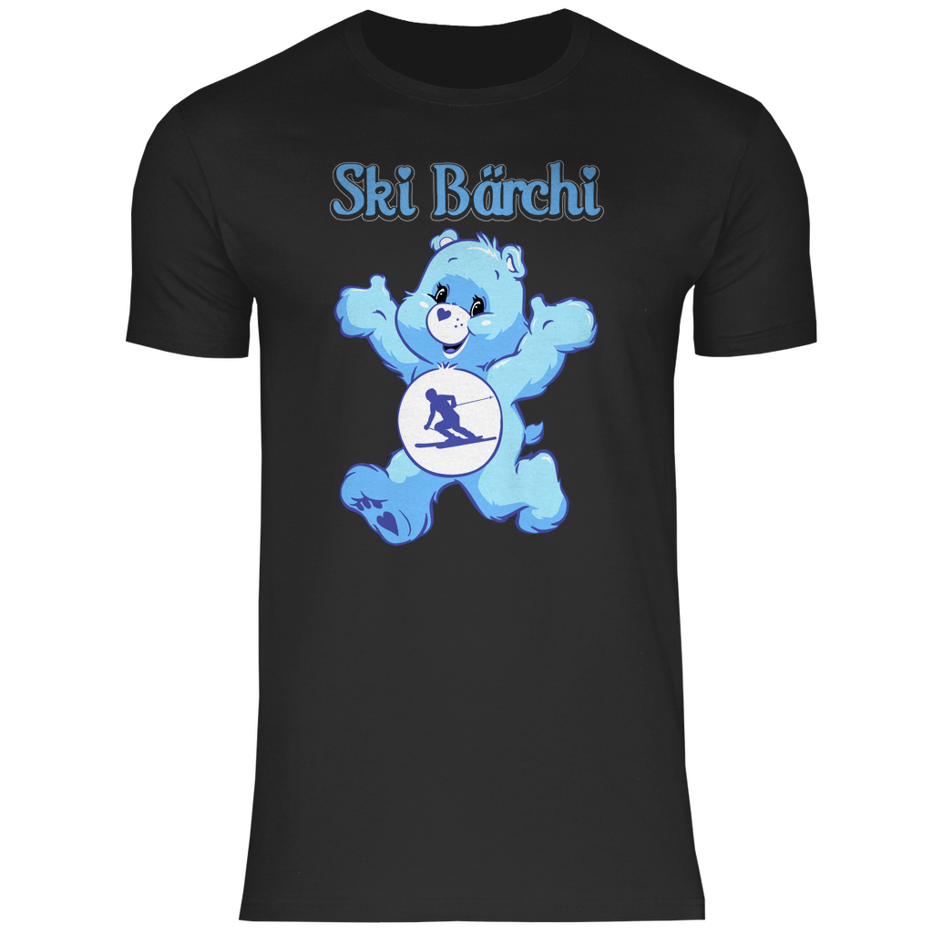 Ski Bärchi - Glücksbärchi - Herren Shirt Black