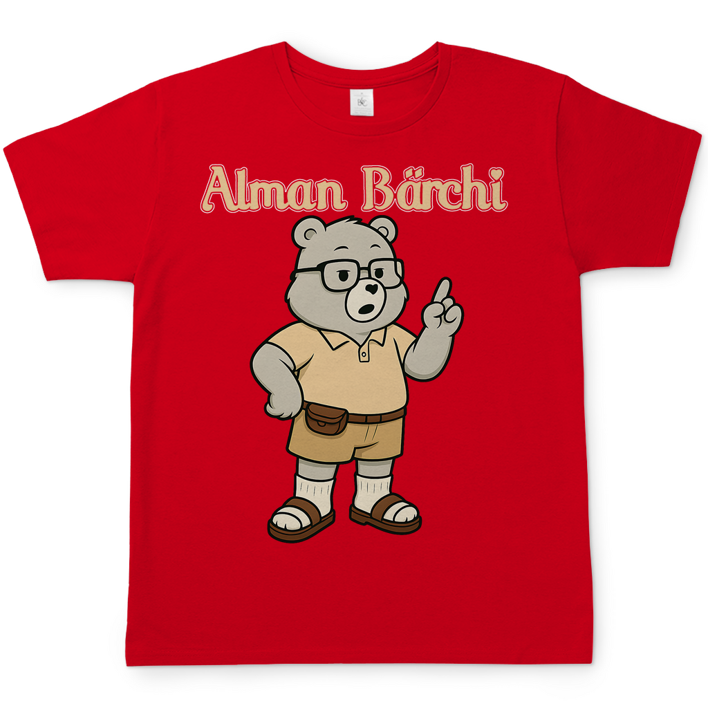 Alman Bärchi - Glücksbärchi - Herren T-Shirt Red