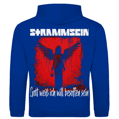 Strammsein Gott weiß ich will besoffen sein - Herren Hoodie Royal Blue