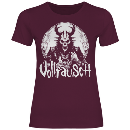 Vollrausch Slipknot - Damenshirt Burgundy