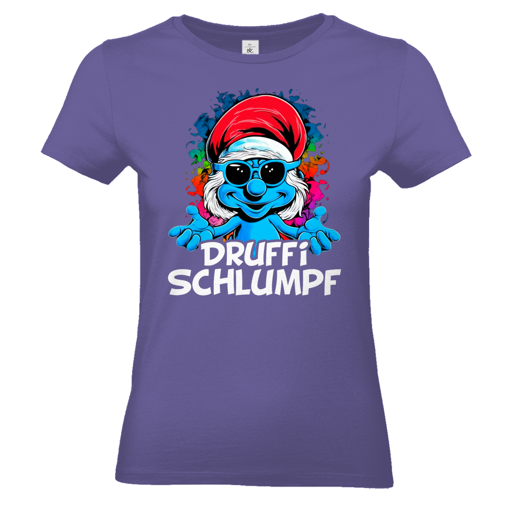 Druffi Schlumpf Grafik - Damenshirt Millennial Lilac