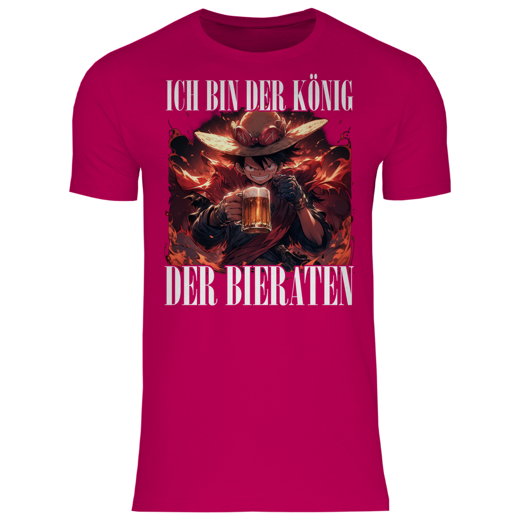 König der Bieraten - One Piece Ruffy - Herren Shirt