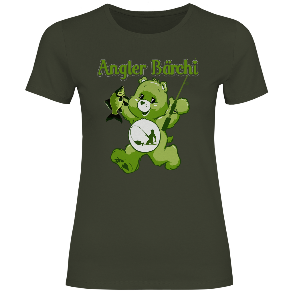 Angler Bärchi - Glücksbärchi - Damenshirt