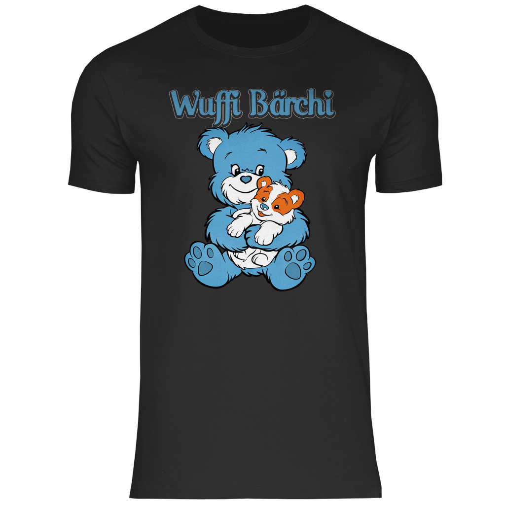 Wuffi Bärchi - Glücksbärchi - Herren Shirt Black