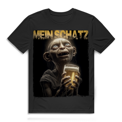Bier Gollum mein Schatz Herr der Ringe LOTR - Herren Premium Bio T-Shirt