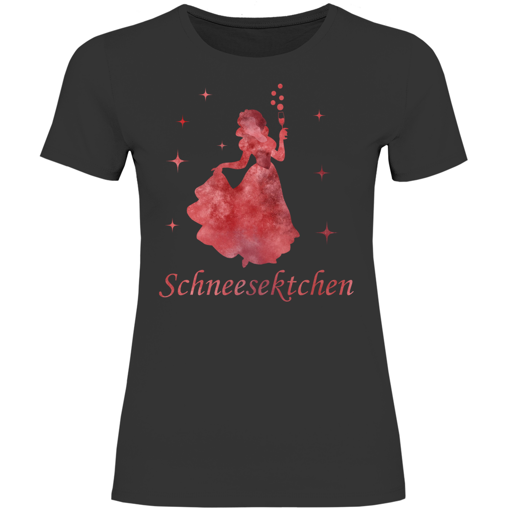 Schneesektchen - Prinzessin Aquarell - Damenshirt